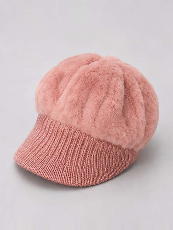 Women Fur Winter Cap With Embellishment - 22642769 -  Standard Image - 2