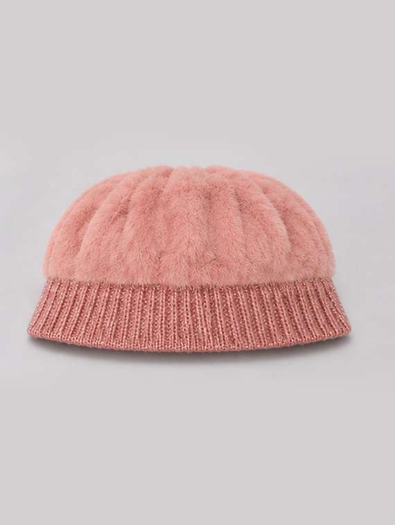 Women Solid Woollen Winter Cap - 22642771 -  Standard Image - 2
