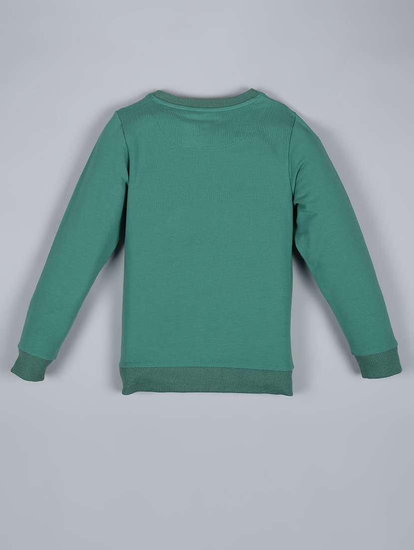 Boys Printed Long Sleeves Regular Fit Sweatshirt - 22658240 -  Standard Image - 2