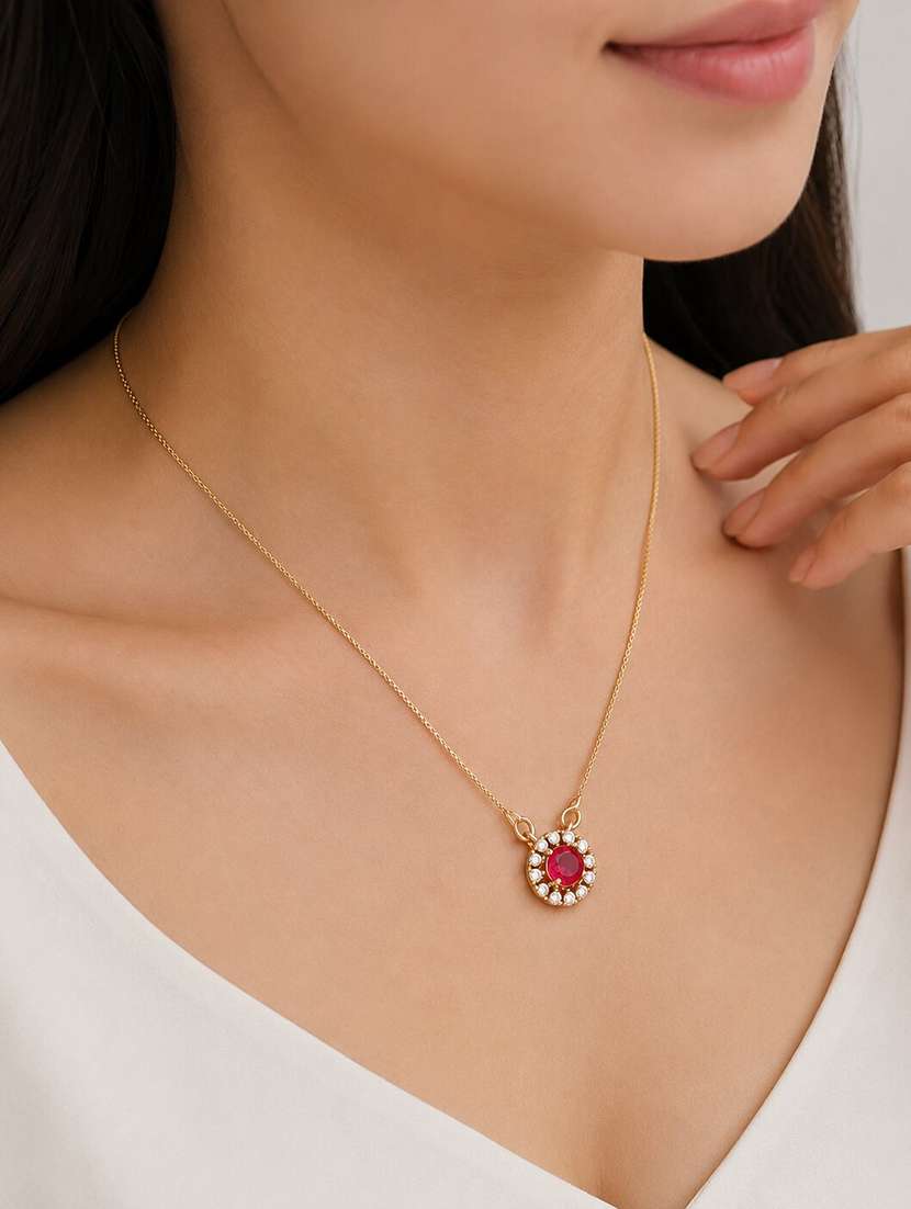 Women Crystal Stone Detailed Pendant - 22658465 -  Standard Image - 2