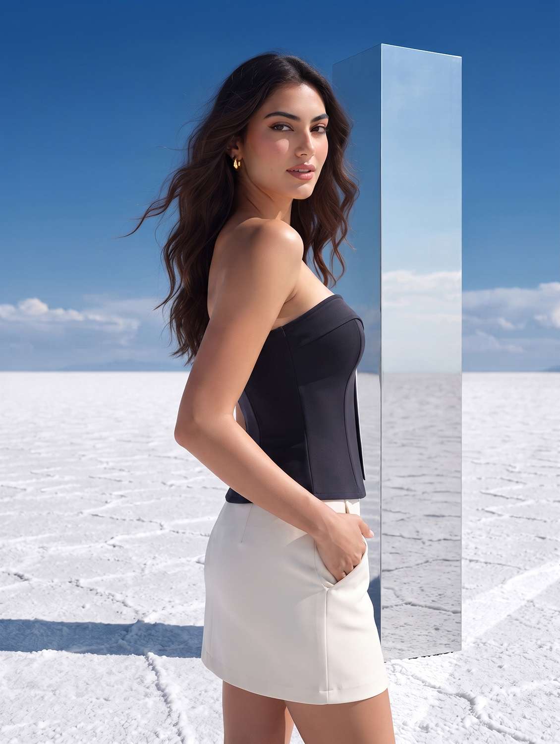 women solid sleeveless corset top - 22658531 -  Standard Image - 2