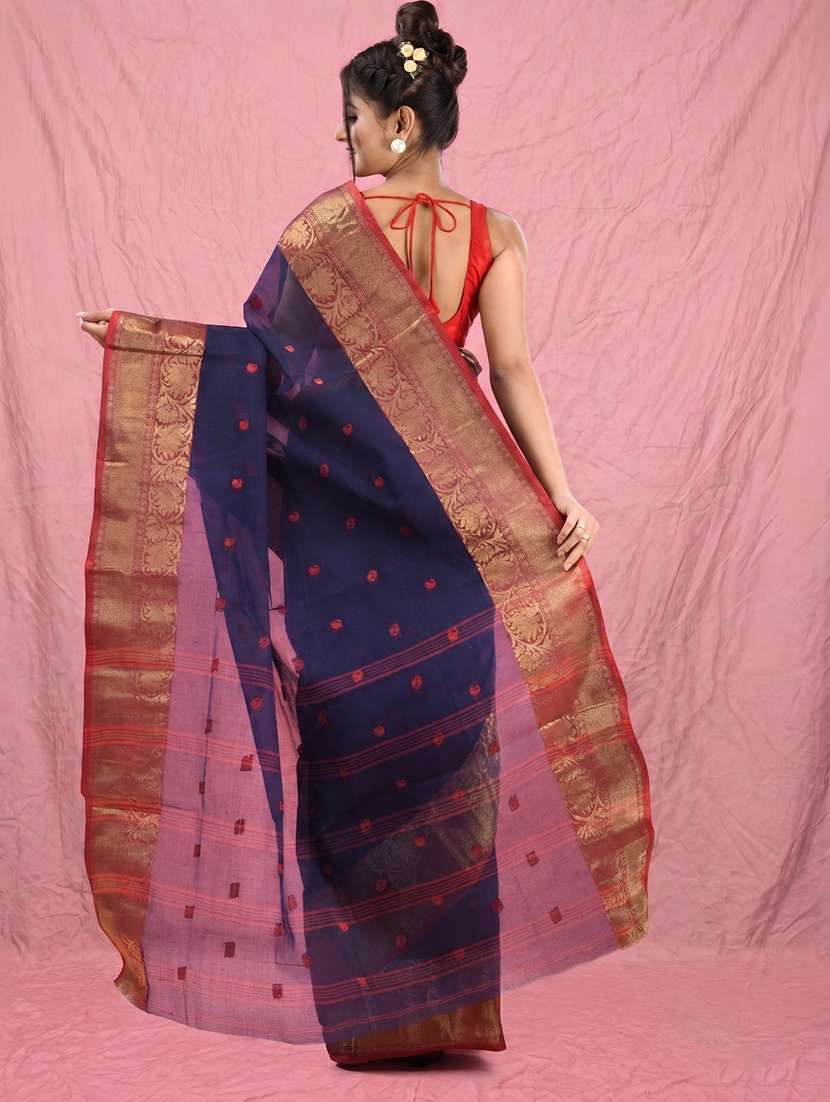 Women Self Design Tant Saree - 22658867 -  Standard Image - 2