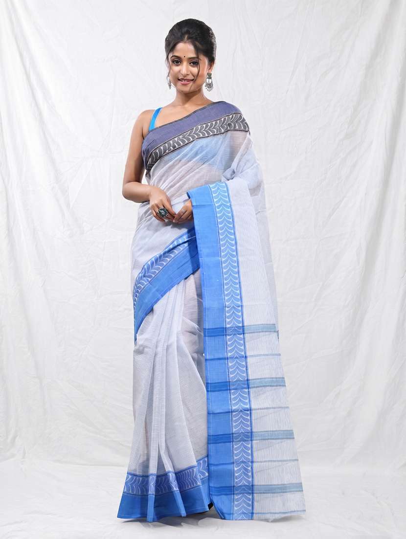 women self design tant saree