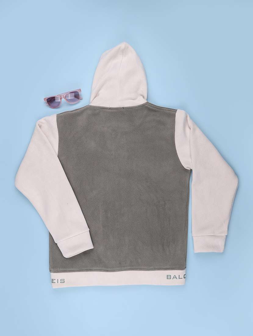 Boys Colourblocked Long Sleeves Hooded Jacket - 22661387 -  Standard Image - 2