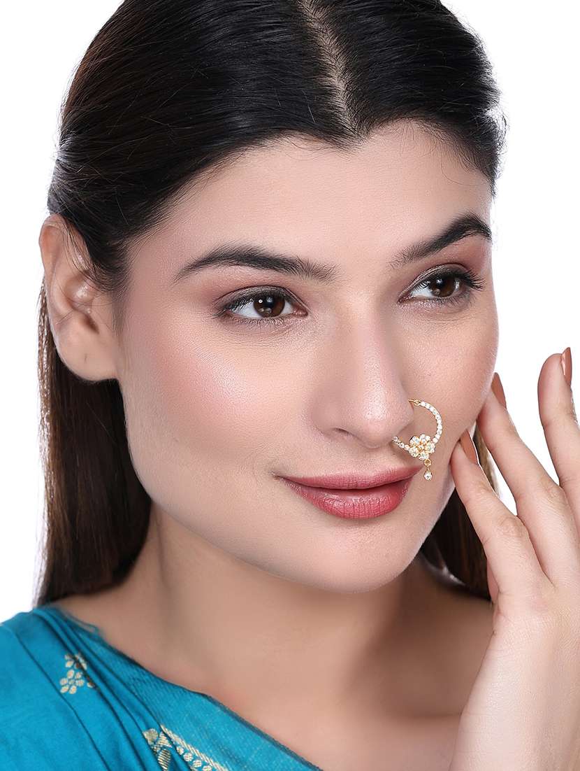 Gold-plated Crystal Nose Ring - 22662146 -  Standard Image - 2