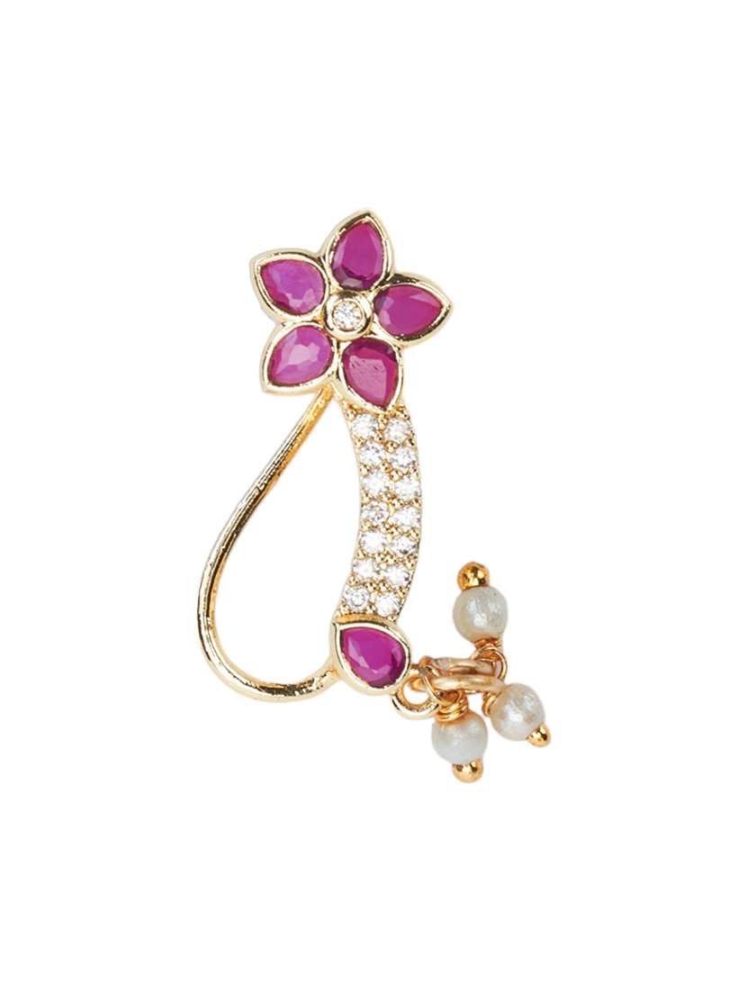 Radiant Harmony Opal Nose Pin - 22662204 -  Standard Image - 2
