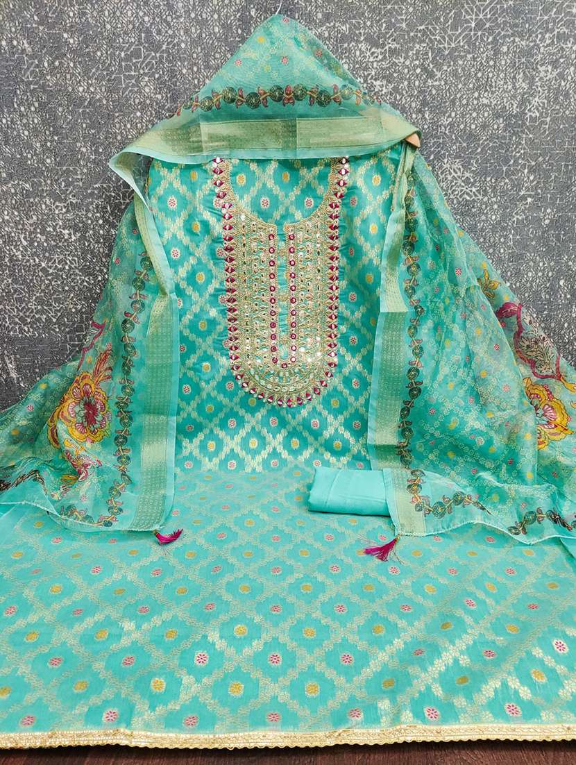 women self design unstitched suit set - 22662298 -  Standard Image - 2