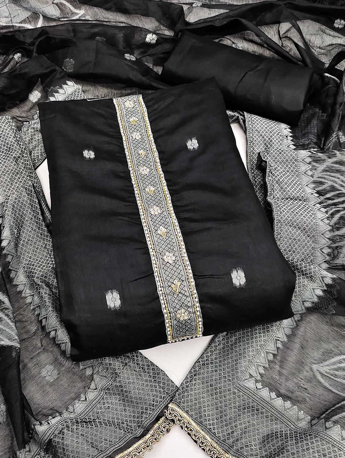 women self design unstitched suit set - 22662345 -  Standard Image - 2