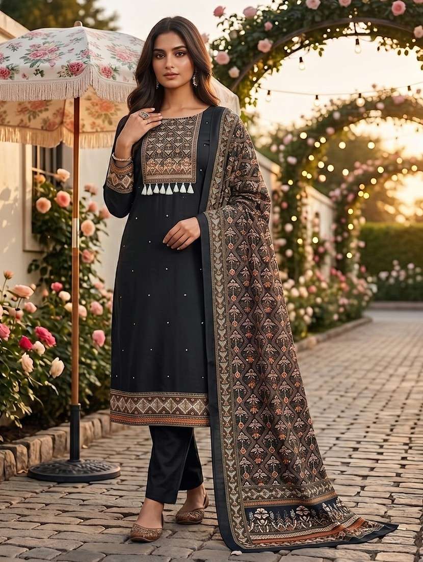 women printed unstitched suit set - 22662416 -  Standard Image - 2
