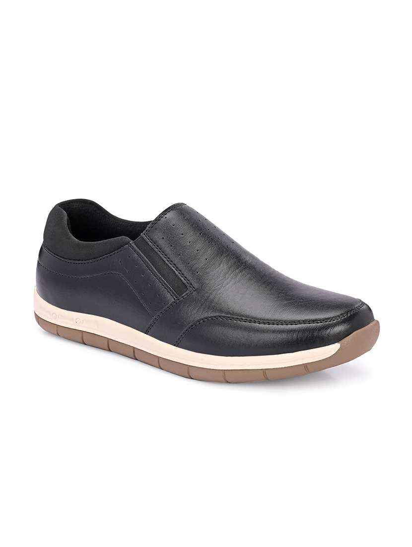 Men Solid Slip On Casual Shoes - 22662490 -  Standard Image - 2