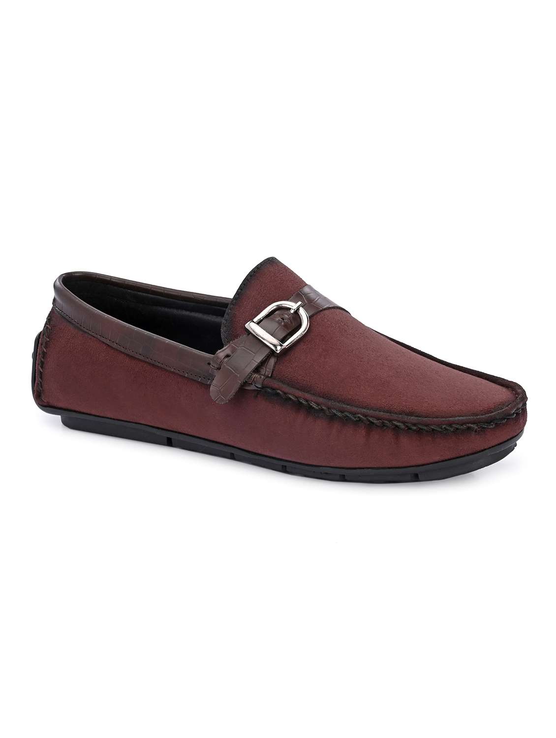 Men Solid Slip On Loafer - 22662509 -  Standard Image - 2