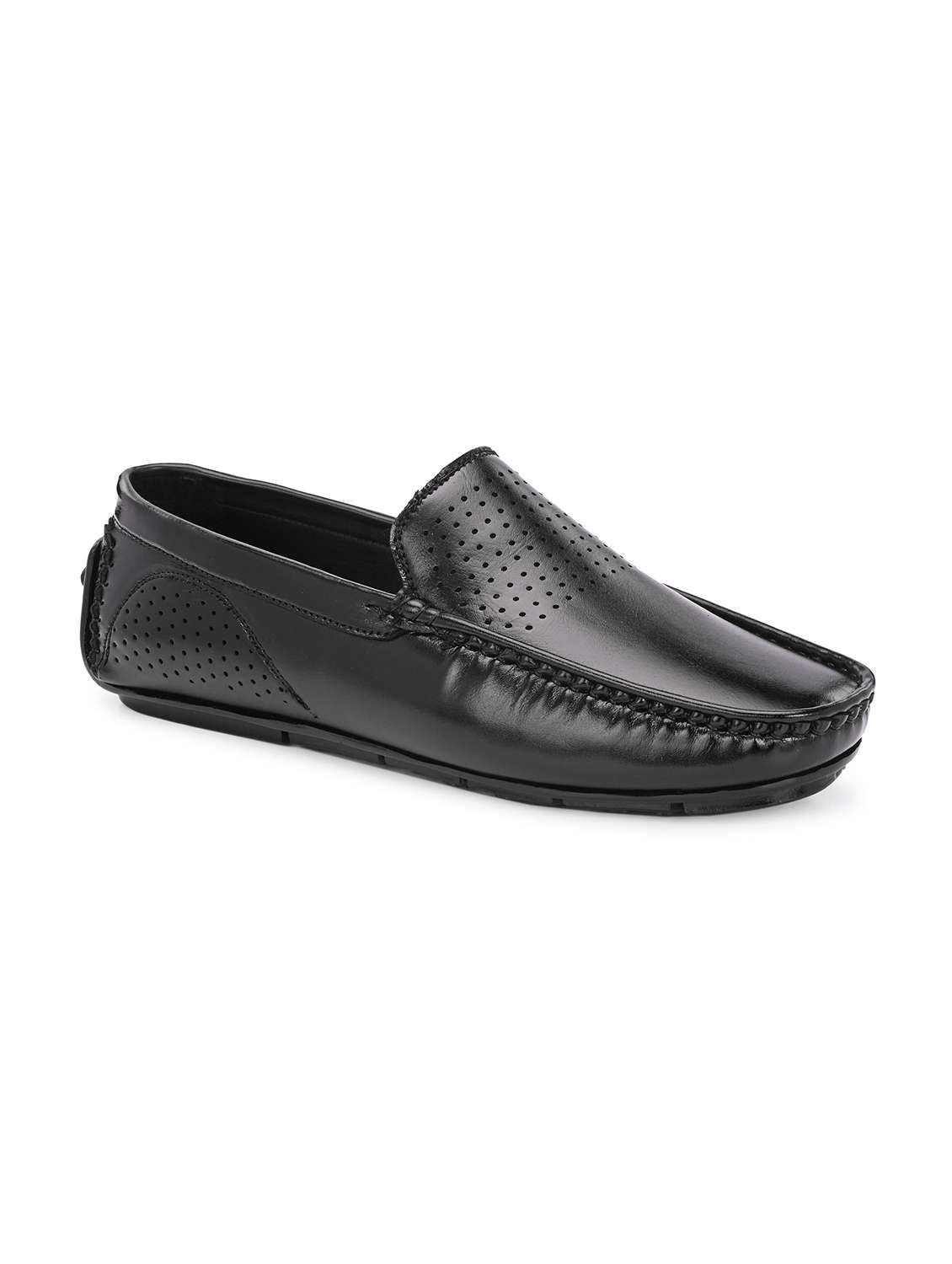 Men Textured Slip On Loafer - 22662510 -  Standard Image - 2