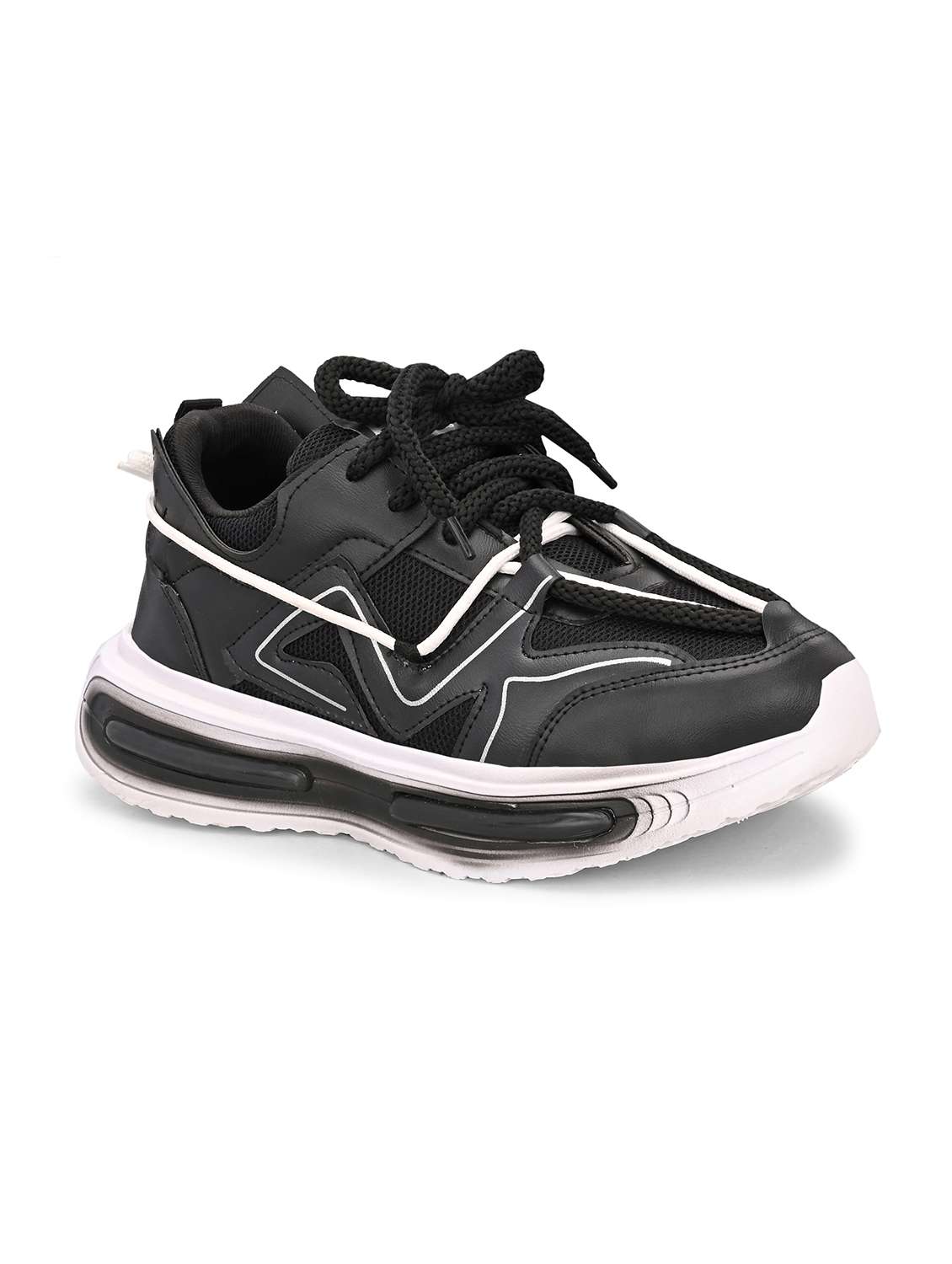 Men Textured Lace Up Sneaker - 22662511 -  Standard Image - 2