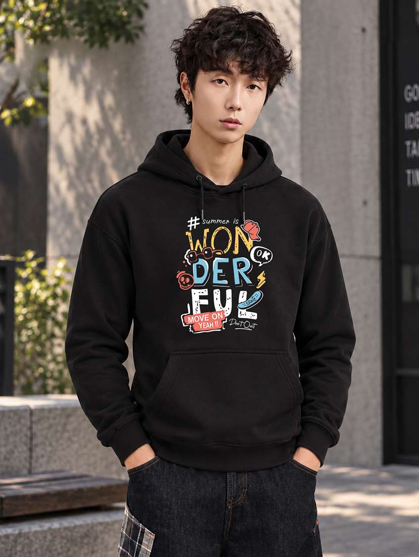 men printed short sleeves oversized t-shirt