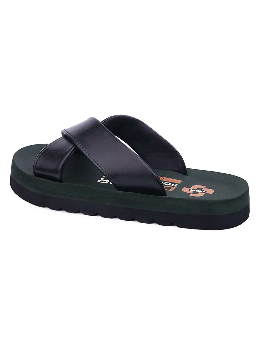 Men Solid Slip On Slider - 22664407 -  Standard Image - 2