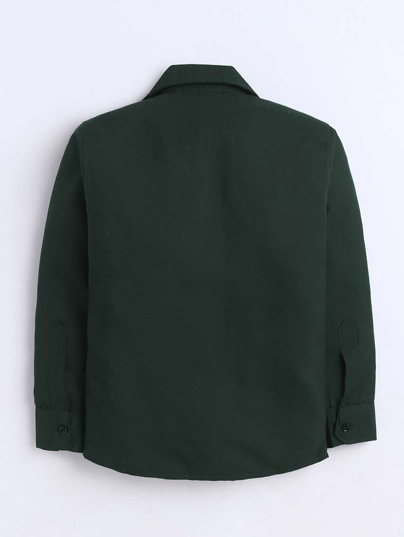 Boys Solid Long Sleeves Regular Shirt - 22664442 -  Standard Image - 2