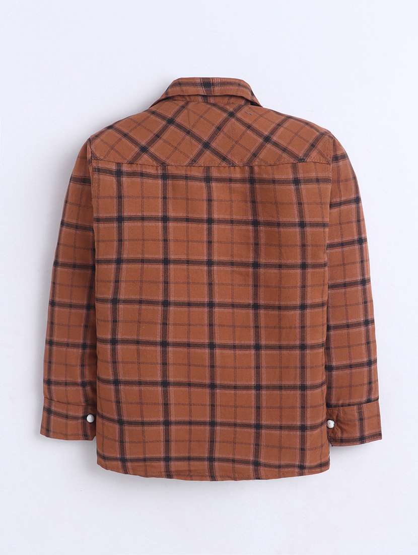 Boys Checkered Long Sleeves Regular Shirt - 22664448 -  Standard Image - 2