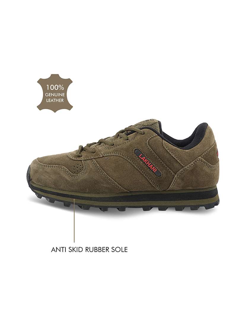 Men Solid Lace Up Sport Shoe - 22665459 -  Standard Image - 2