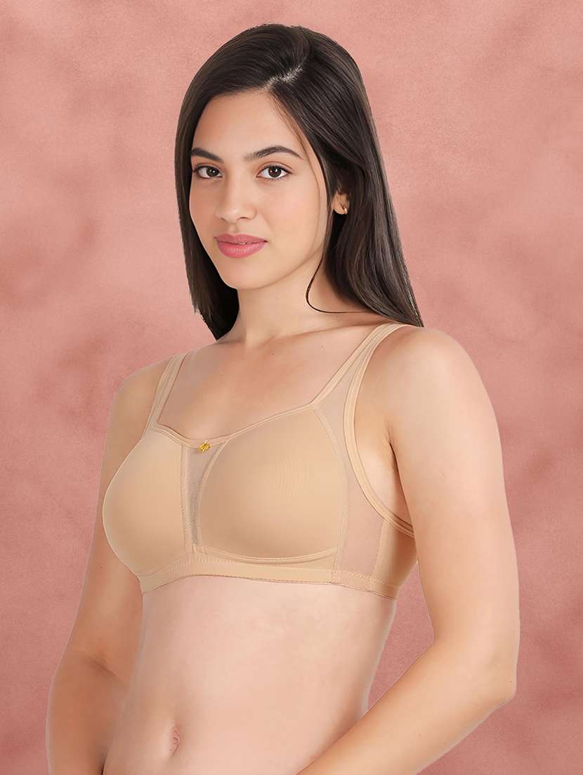 Women Solid Full Coverage T-shirt Bra - 22686962 -  Standard Image - 2