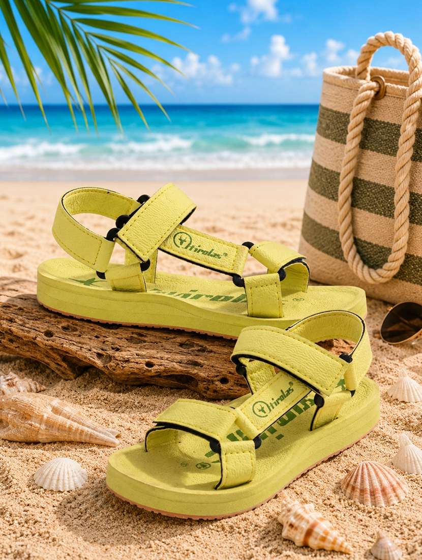 women solid back strap sandal