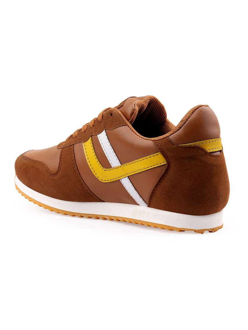Men Solid Lace Up Sneaker - 22687632 -  Standard Image - 2