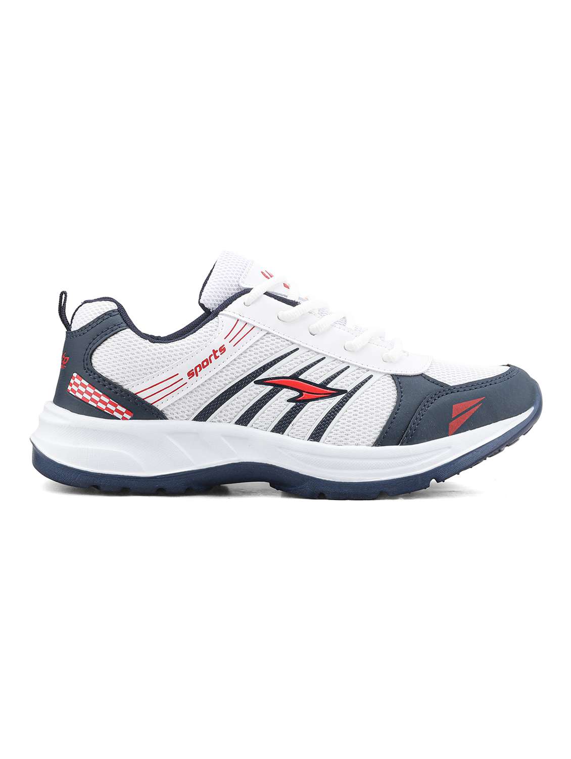 Men Textured Lace Up Sports Shoes - 22687728 -  Standard Image - 2