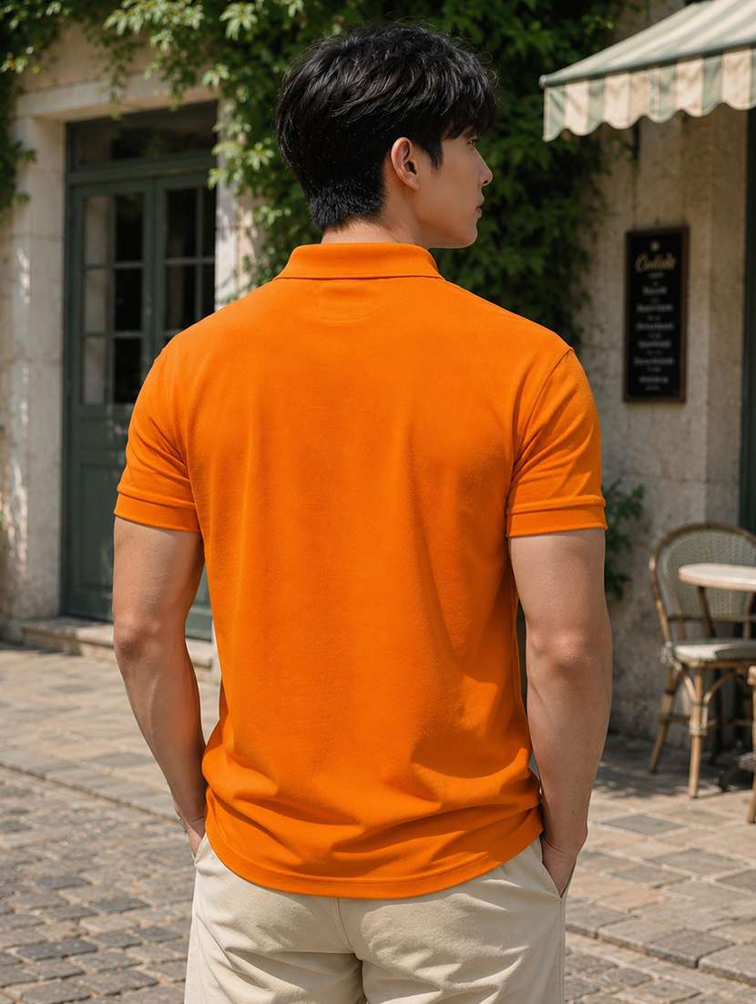 Men Printed Short Sleeves Polo T-shirt - 22688020 -  Standard Image - 2