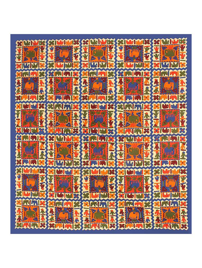 Timeless Trends Jaipuri 100 % Cotton Double Bedsheet With 2 Pillow Cover Hc01 - 22688873 -  Standard Image - 2