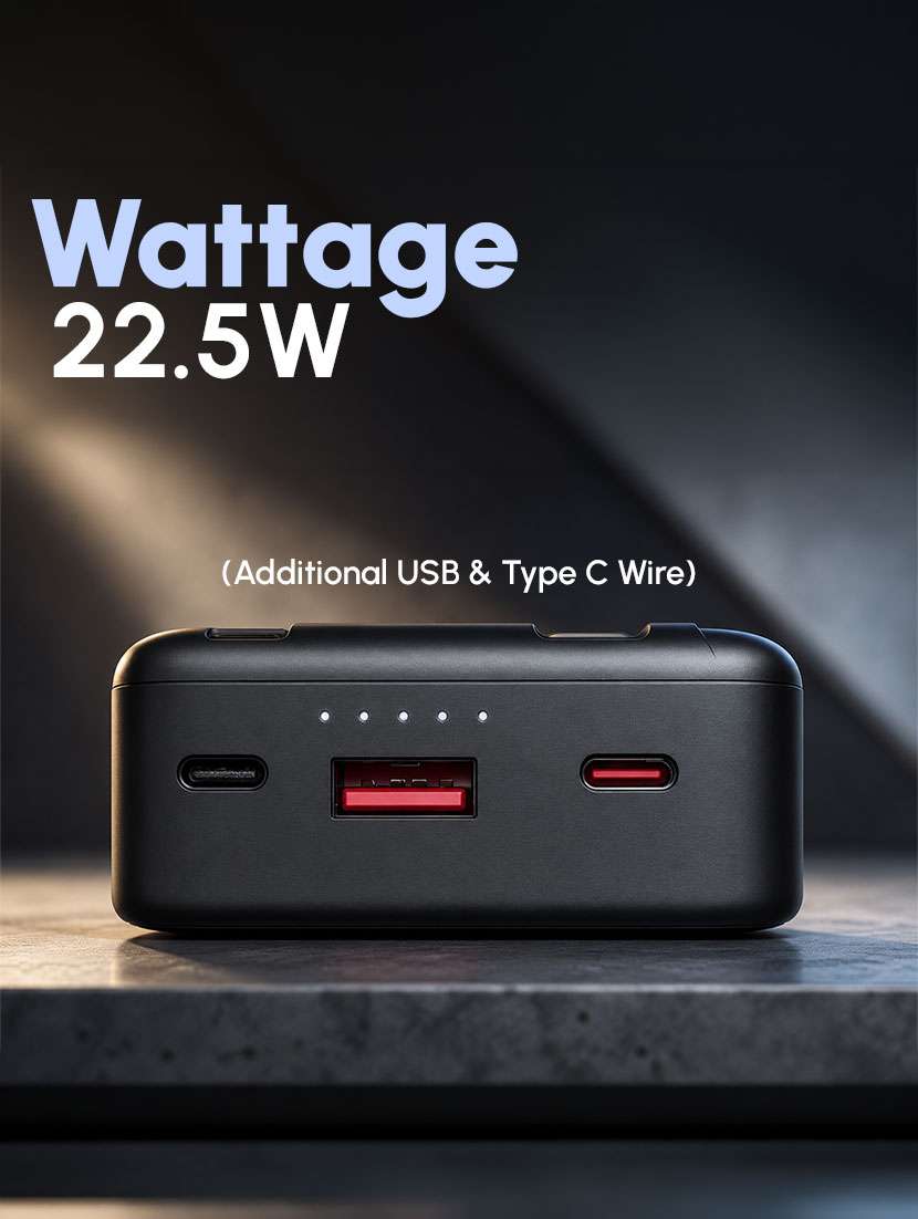 snapup octanemagsnap 10000mah power bank (charcoal black) - 22690236 -  Standard Image - 2