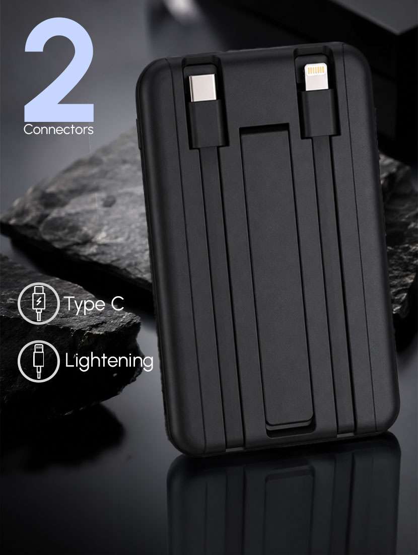 snapup octanemagsnap 10000mah power bank (charcoal black) - 22690236 -  Standard Image - 7