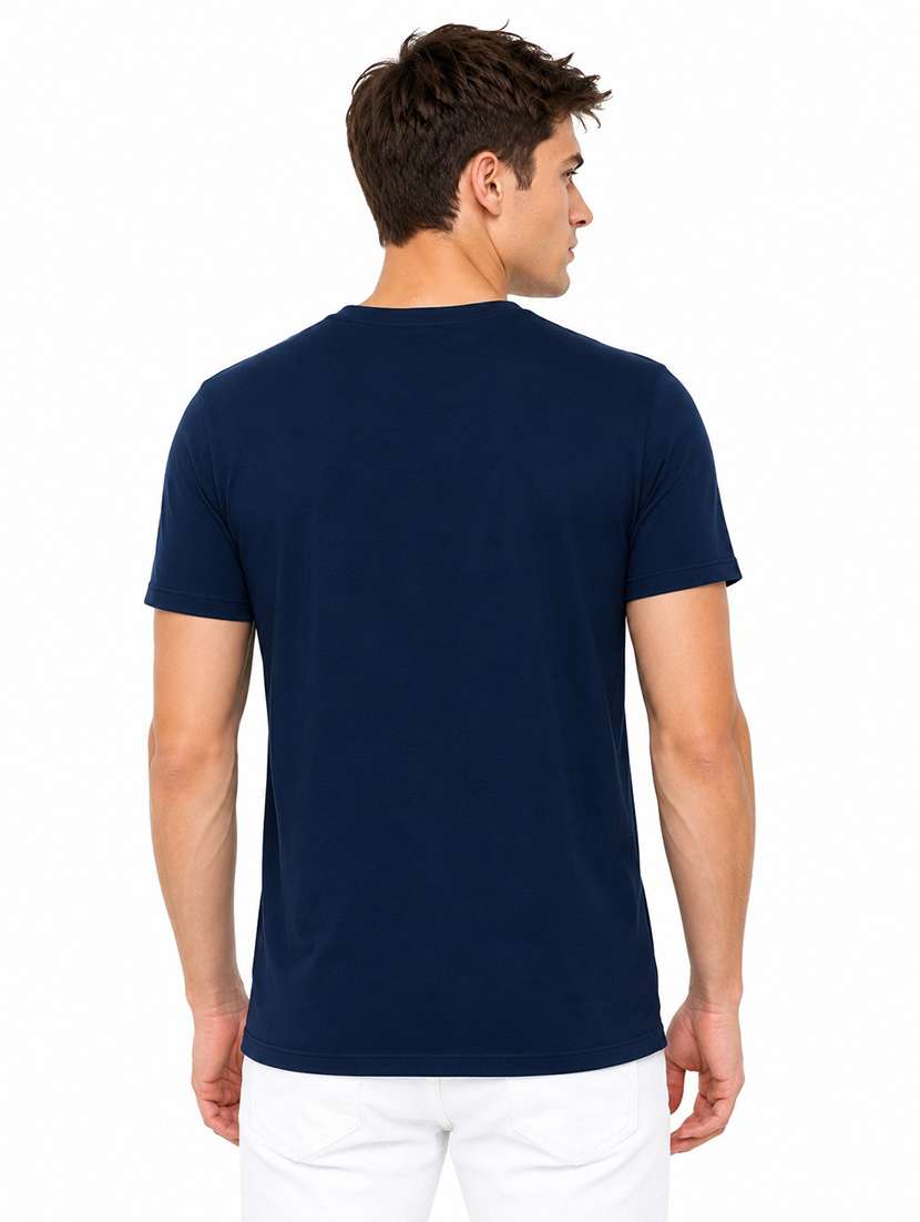 Men Printed Short Sleeve Regular Fit T-shirt - 22692955 -  Standard Image - 2