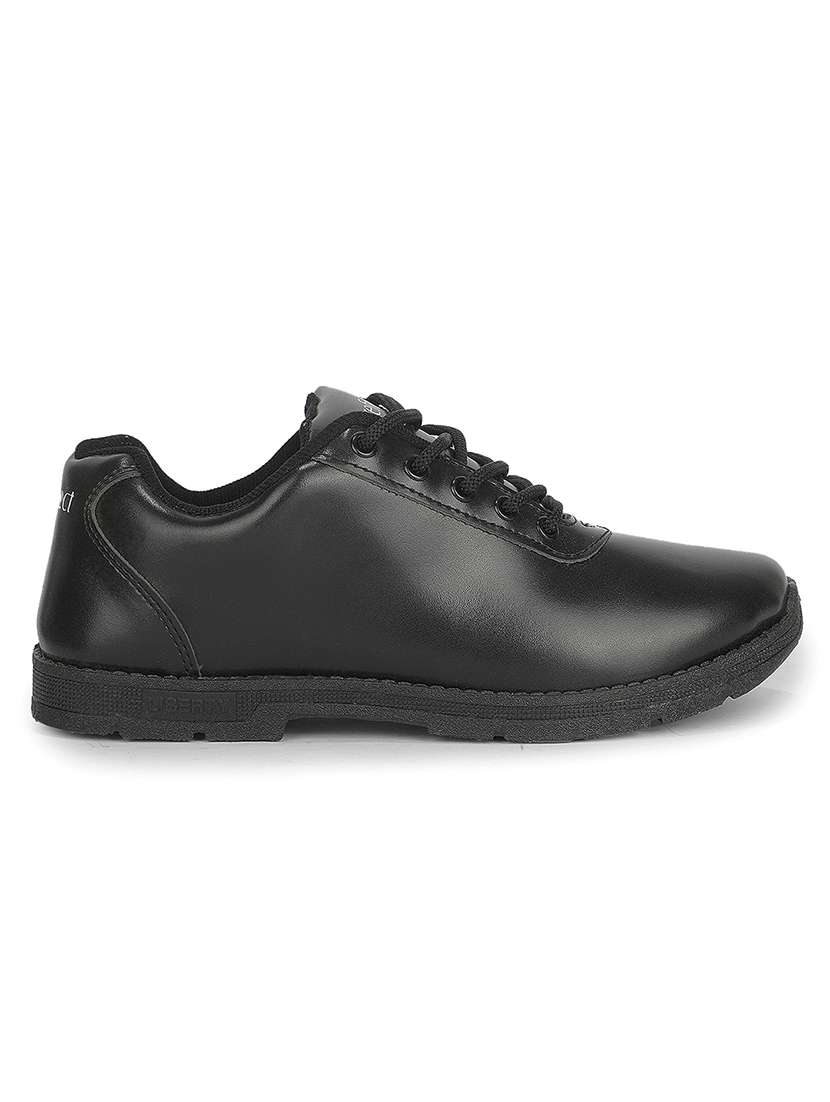 Boys Solid Lace Up Formal Shoes - 22694806 -  Standard Image - 2