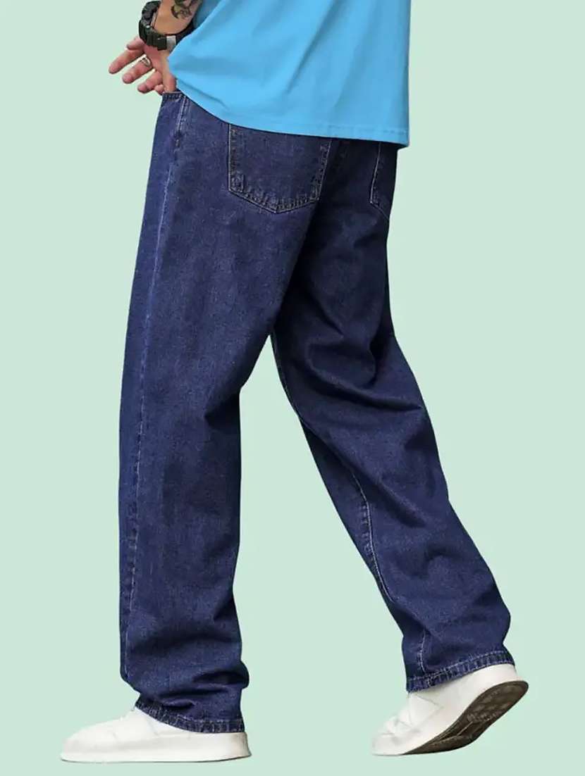 Men Solid Mid Rise Straight Jeans - 22696290 -  Standard Image - 2