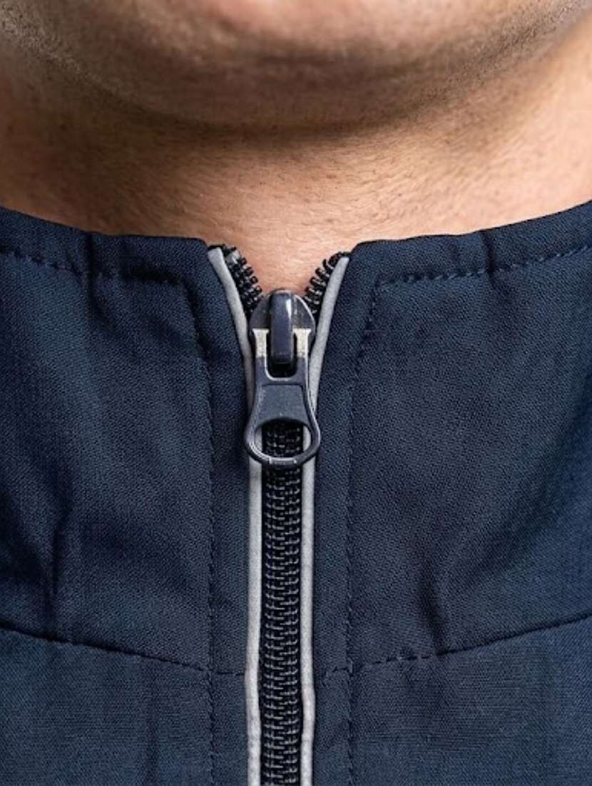 Men Taped Long Sleeves Regular Fit Windcheater - 22696430 -  Standard Image - 2