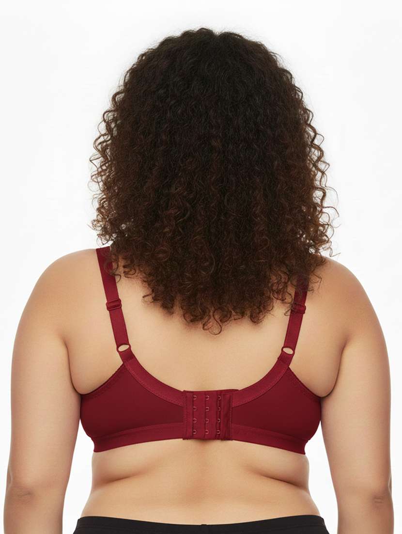 Women Pack Of 2 Solid Full Coverage Regular Bra - 22696797 -  Standard Image - 2