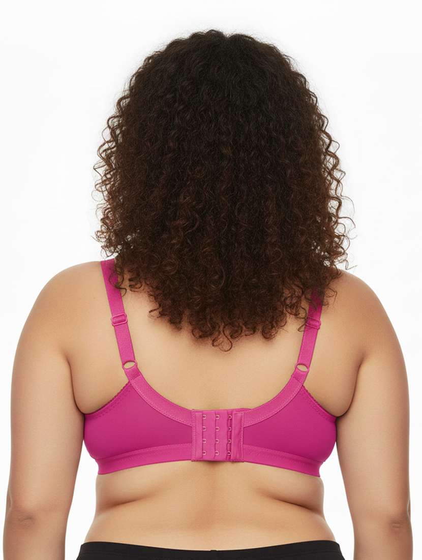 Women Pack Of 2 Solid Full Coverage Regular Bra - 22696827 -  Standard Image - 2
