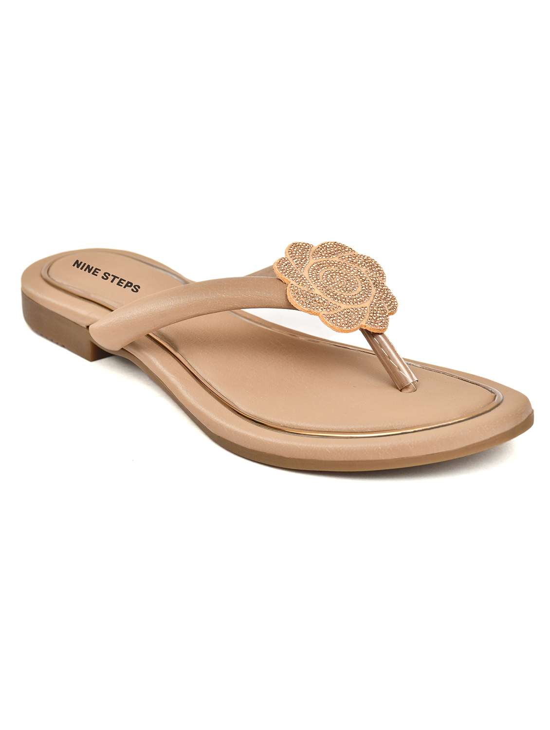 women embellished toe separator flats - 22696848 -  Standard Image - 2