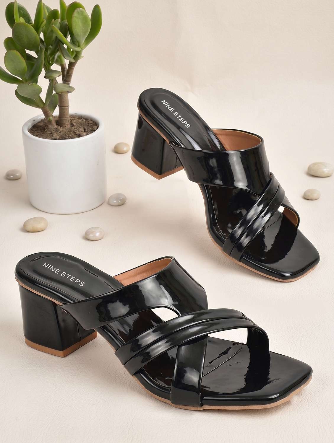 women solid slip on sandal