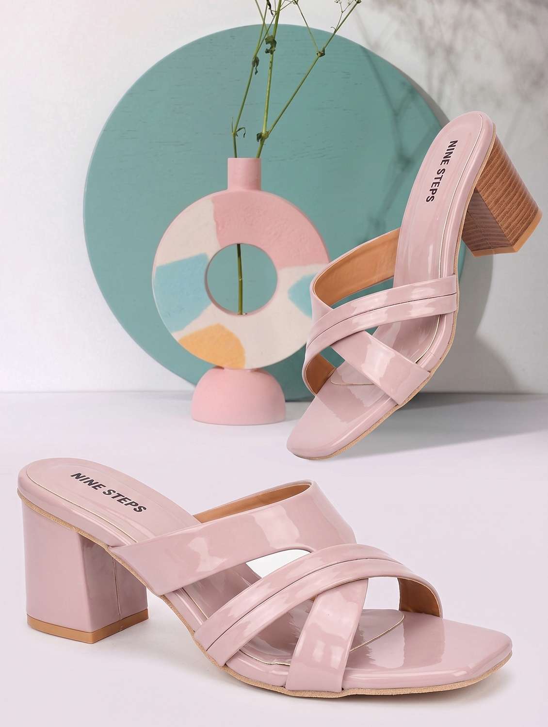 women solid slip on sandal