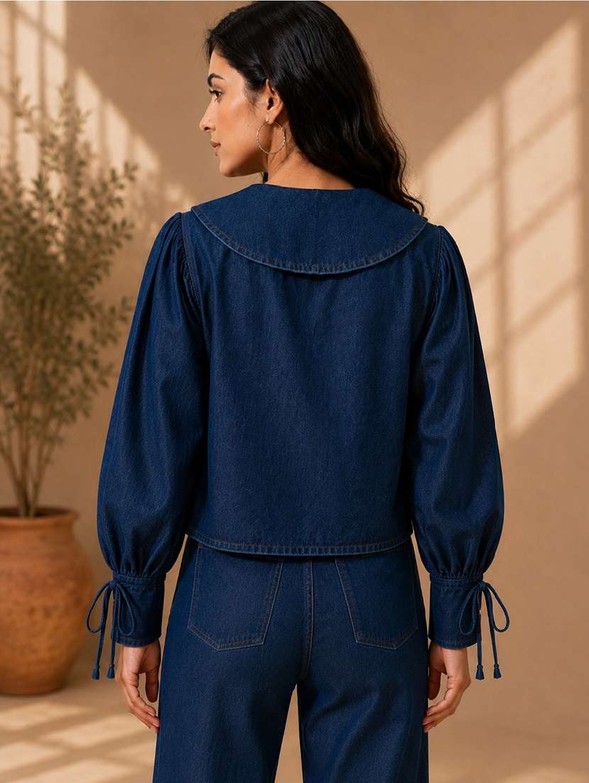 Women Solid Long Sleeves Regular Shirt - 22702486 -  Standard Image - 2