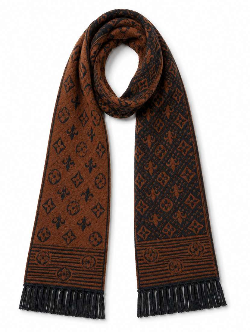 Unisex Self Design Reversible Muffler - 22702503 -  Standard Image - 2