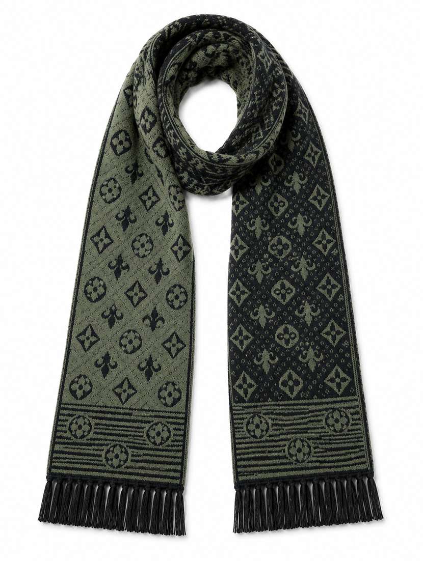 Unisex Self Design Reversible Muffler - 22702505 -  Standard Image - 2