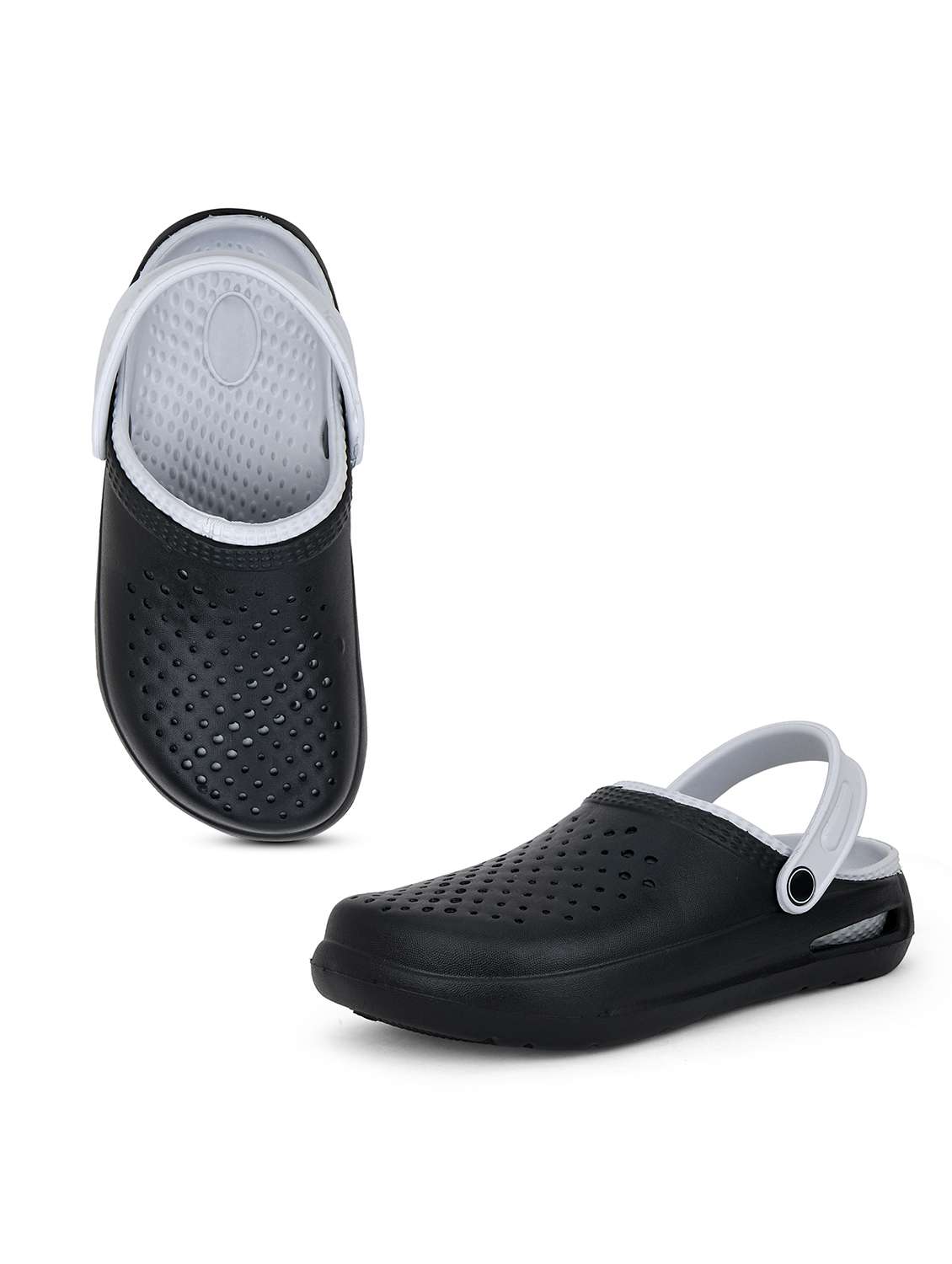 Men Black Slip On Clog - 22702933 -  Standard Image - 2