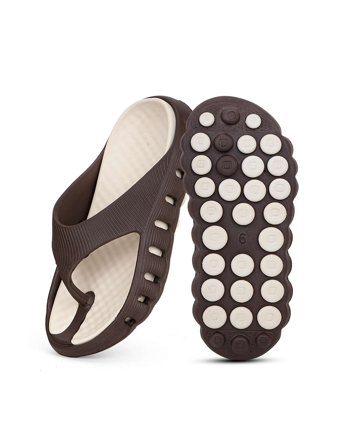 Men Solid Toe Separator Flip Flop - 22702954 -  Standard Image - 2