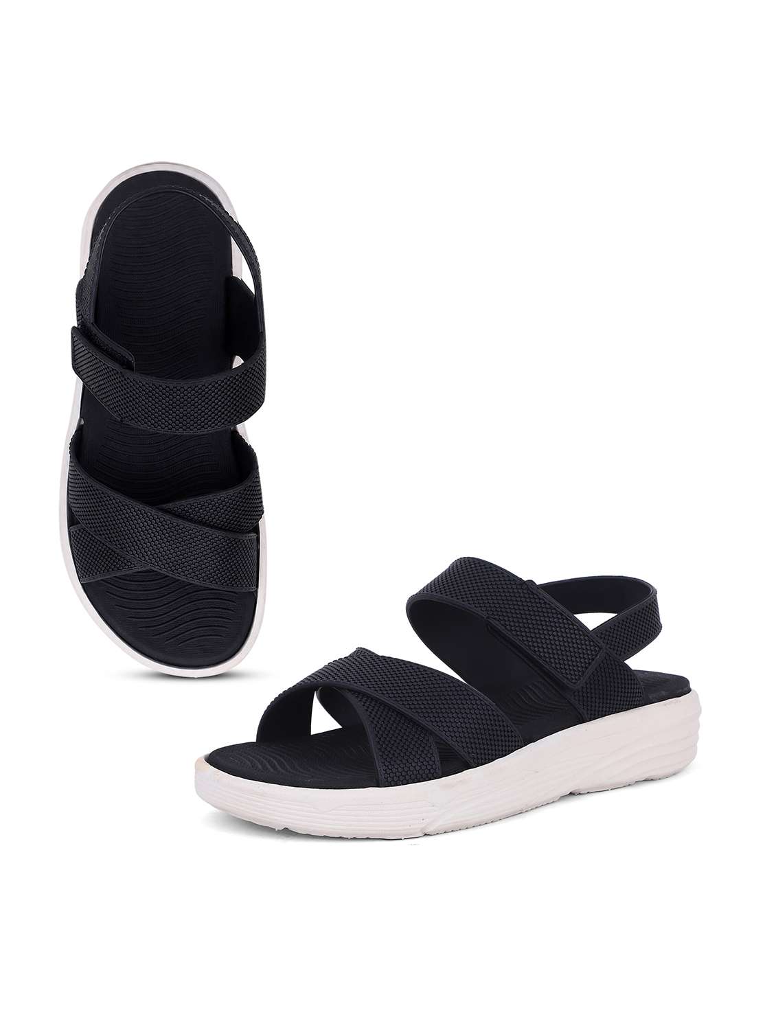 Women Solid Back Strap Sandal - 22702975 -  Standard Image - 2
