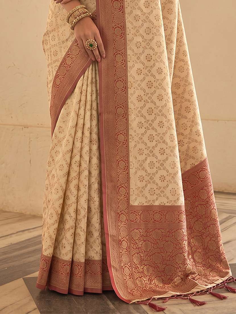 Women Self Design Banarasi Saree With Blouse - 22703329 -  Standard Image - 2