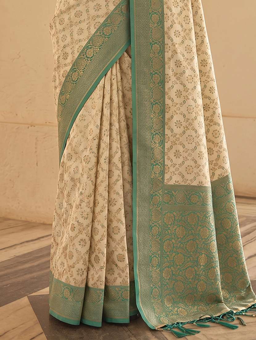 Women Self Design Banarasi Saree With Blouse - 22703332 -  Standard Image - 2