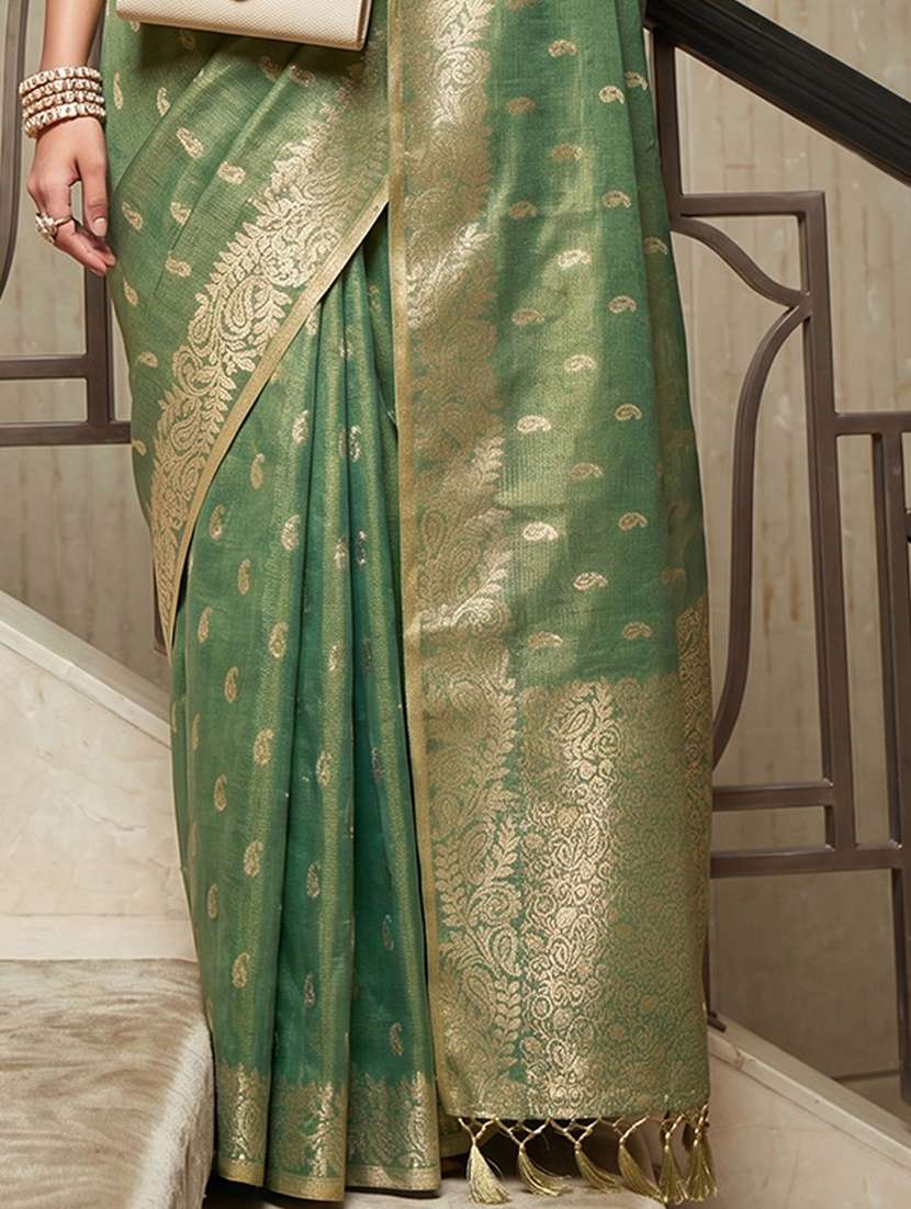 Women Self Design Banarasi Saree With Blouse - 22703439 -  Standard Image - 2