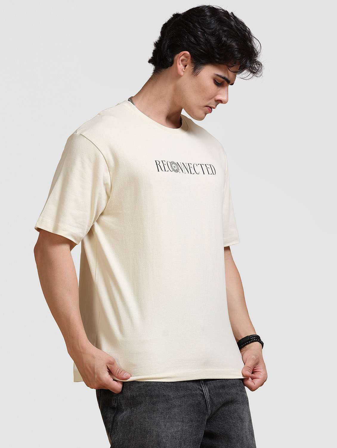 Men Printed Short Sleeve Loose Fit T-shirt - 22704358 -  Standard Image - 2