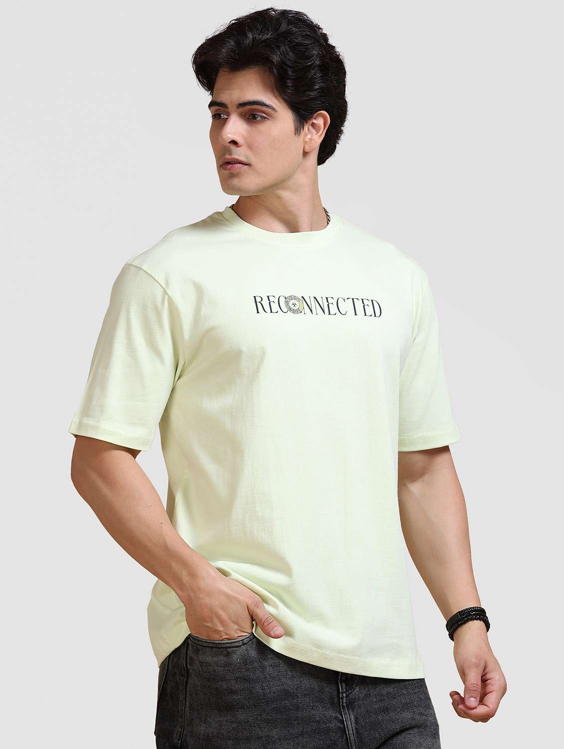 Men Printed Short Sleeve Loose Fit T-shirt - 22704359 -  Standard Image - 2